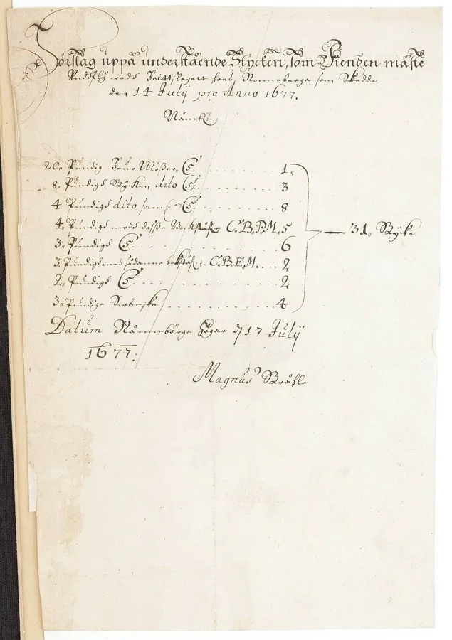 List of cannons, Rönneberga 1677 — تصویر رکورد ویکیداده