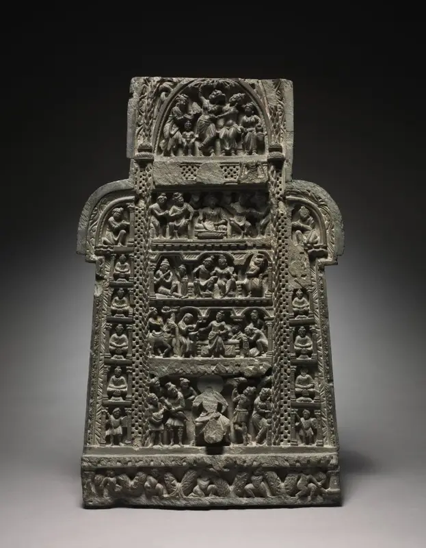 Scenes from the Life of Buddha — تصویر رکورد موزهٔ هنر کلیولند (دسترسی آزاد)