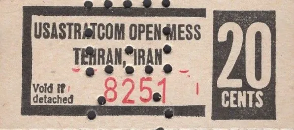 روی «20 Cents (USASTRATCOM Open Mess) ND (1960-1979)» — عکس رکورد Numista