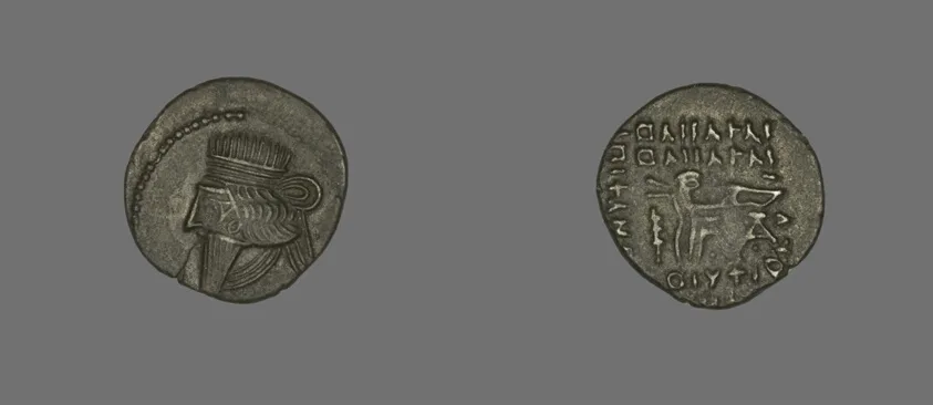 Drachm (Coin) Portraying King Mithradates IV — تصویر رکورد مؤسسهٔ هنر شیکاگو (دسترسی آزاد)