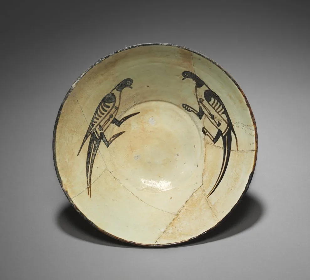 Bowl with Two Birds — تصویر رکورد موزهٔ هنر کلیولند (دسترسی آزاد)