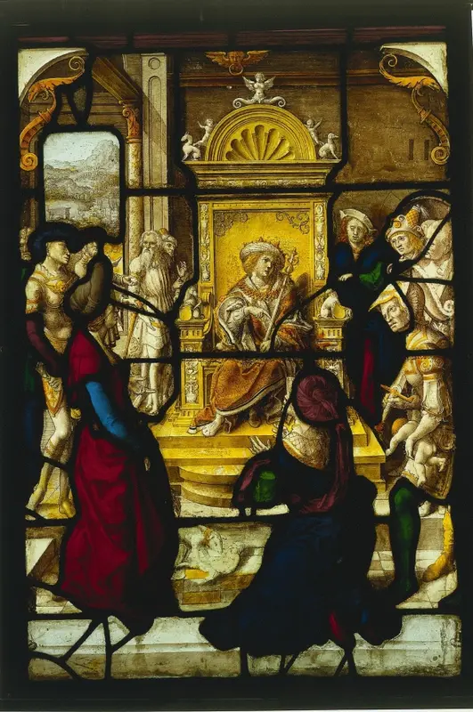 The Judgment of Solomon — تصویر رکورد موزهٔ هنر کلیولند (دسترسی آزاد)