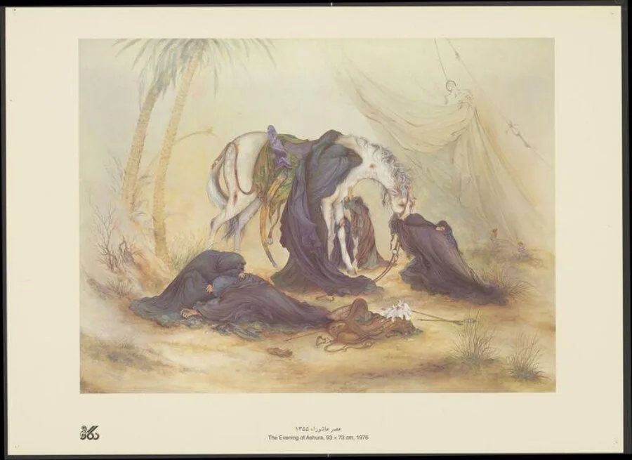 The Evening of Ashura — تصویر رکورد موزهٔ ویکتوریا و آلبرت