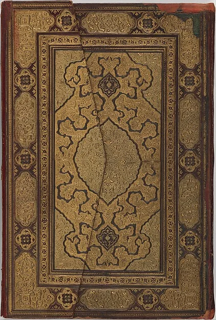 Binding and Text-Block for the Mantiq al-Tayr (Language of the Birds) — تصویر رکورد موزهٔ متروپولیتن (دسترسی آزاد)