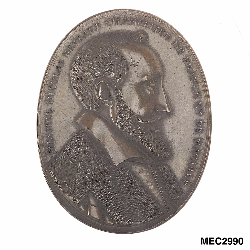 Commemorative medal depicting Nicholas Brulart — تصویر رکورد یوروپیانا