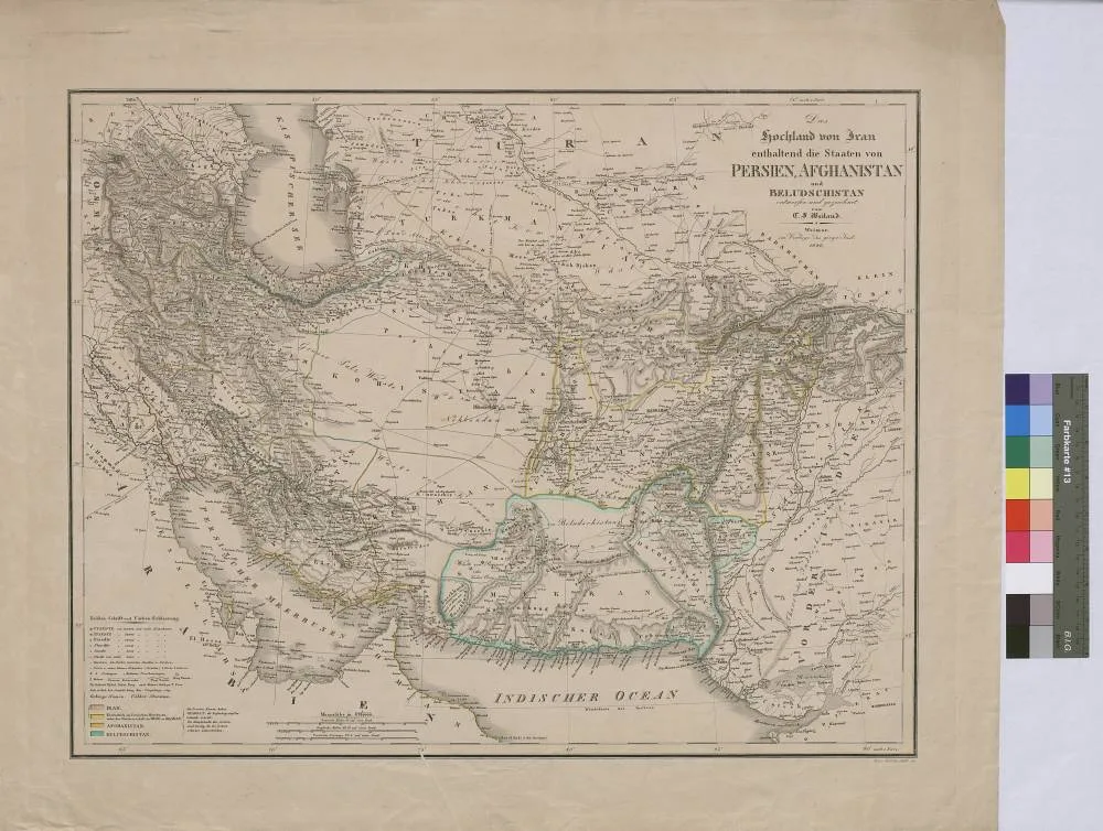 Das Hochland von Iran, enthaltend die Staaten von Persien, Afghanistan und Beludschistan — تصویر رکورد یوروپیانا