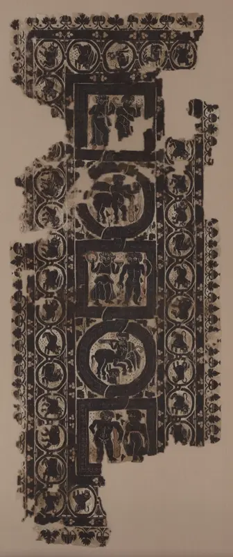 Curtain Panel with Scenes of Merrymaking — تصویر رکورد موزهٔ هنر کلیولند (دسترسی آزاد)
