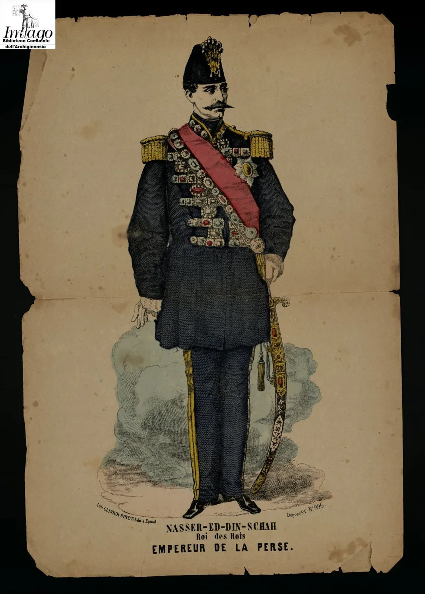 Nasser Ed Din Schah : Roi des Rois : Empereur de la Perse : 996 — تصویر رکورد یوروپیانا