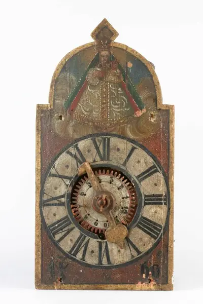 Holzräderuhr, wohl Schwarzwald, 1769 — تصویر رکورد یوروپیانا