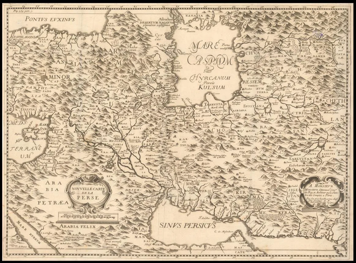 Nouvelle Carte de la Perse / — تصویر رکورد یوروپیانا