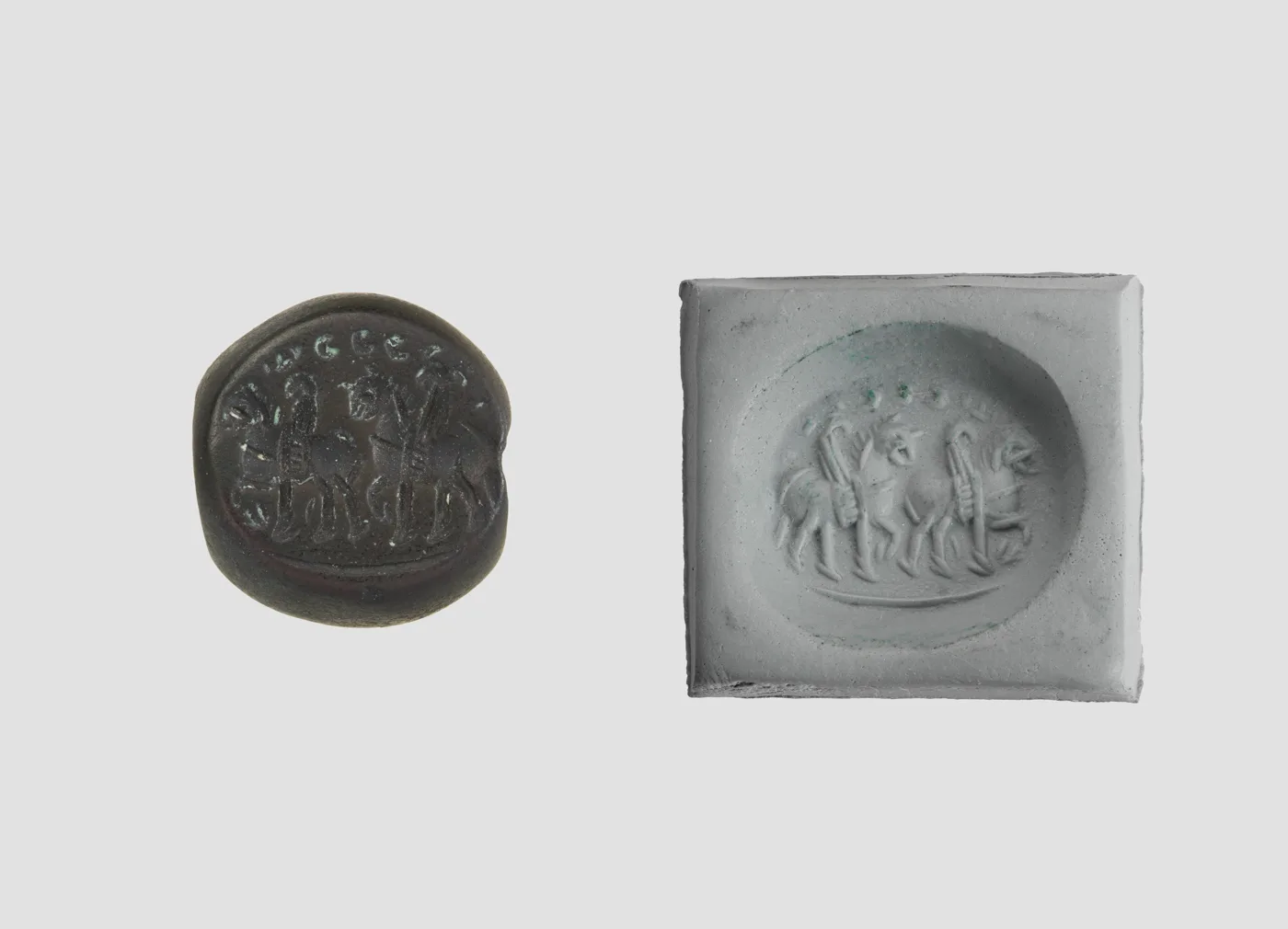 Stamp seal — تصویر رکورد موزهٔ متروپولیتن (دسترسی آزاد)