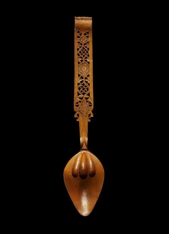 Sherbet spoon — تصویر رکورد موزهٔ ویکتوریا و آلبرت — شمارهٔ رکورد 934-1869