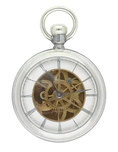 Taschenuhr, Waterbury Watch Co., Waterbury, um 1880 — تصویر رکورد یوروپیانا