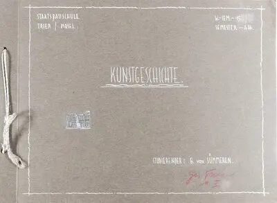 Studienmappe Kunstgeschichte (Günther von Simmern) — تصویر رکورد یوروپیانا