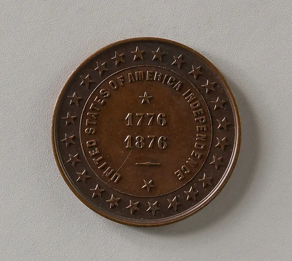 Token of the Centennial of American Independence — تصویر رکورد موزهٔ متروپولیتن (دسترسی آزاد)