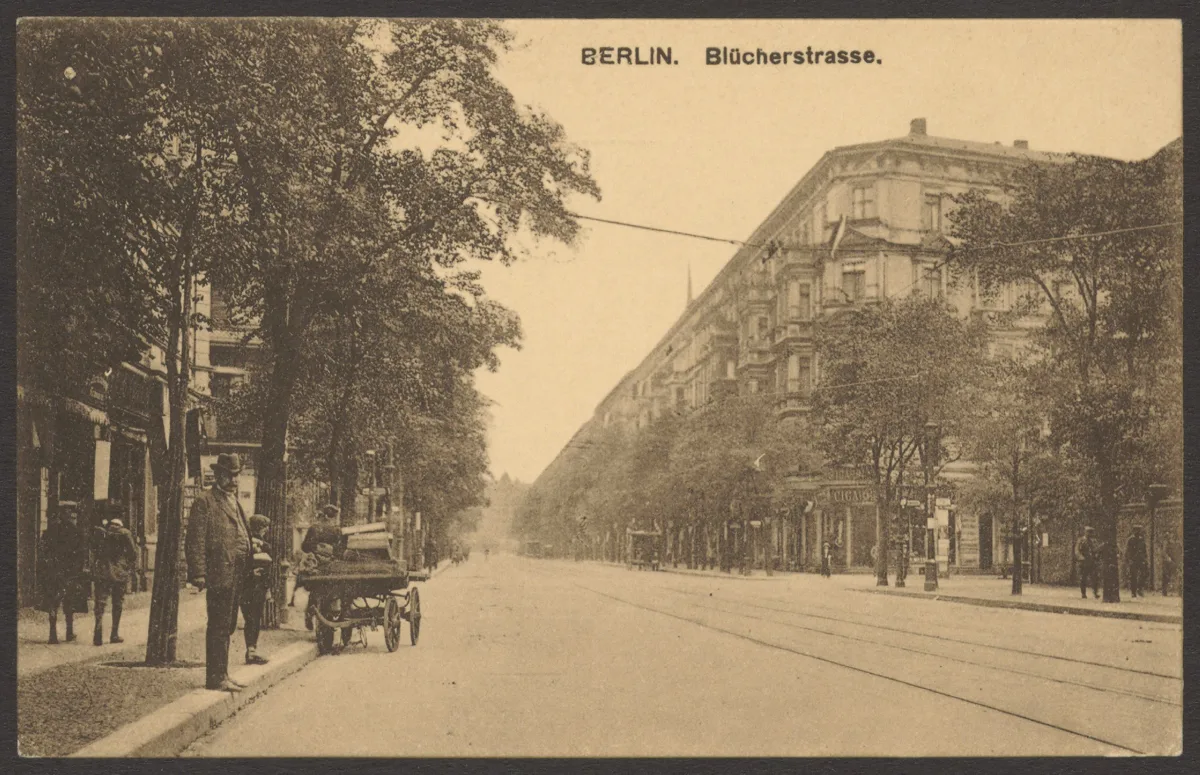 Ansichtskarte "Blücherstrasse" — تصویر رکورد یوروپیانا