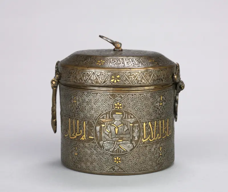 Luxury Inlaid Container — تصویر رکورد موزهٔ هنر کلیولند (دسترسی آزاد)