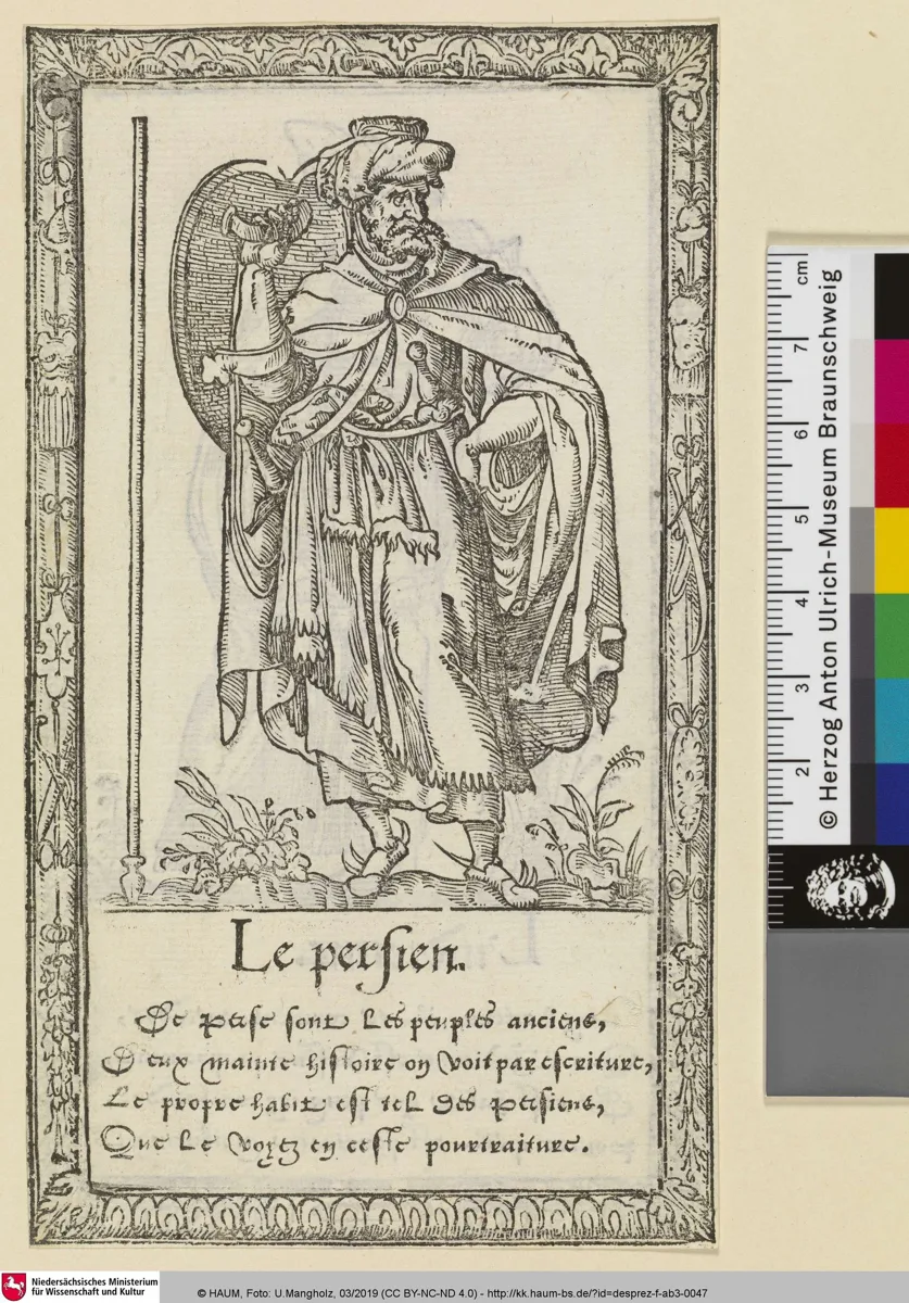 Le persia [Recueil de la diversité des Le, clothes of a Persian man] — تصویر رکورد یوروپیانا
