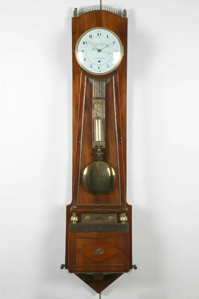 Wanduhr, Ferdinand Wurth, Donaueschingen, um 1840 — تصویر رکورد یوروپیانا