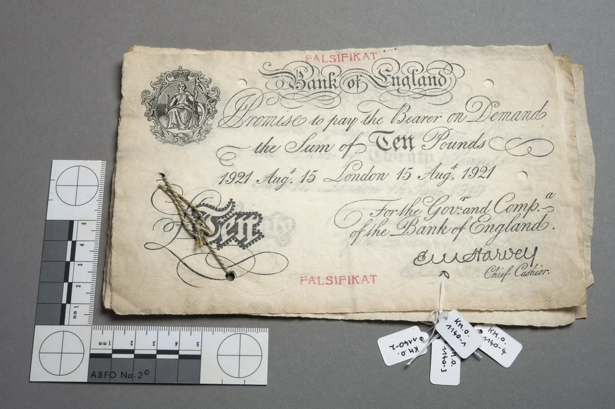 Falsifikat einer Banknote KM-O.1140-2 — تصویر رکورد یوروپیانا