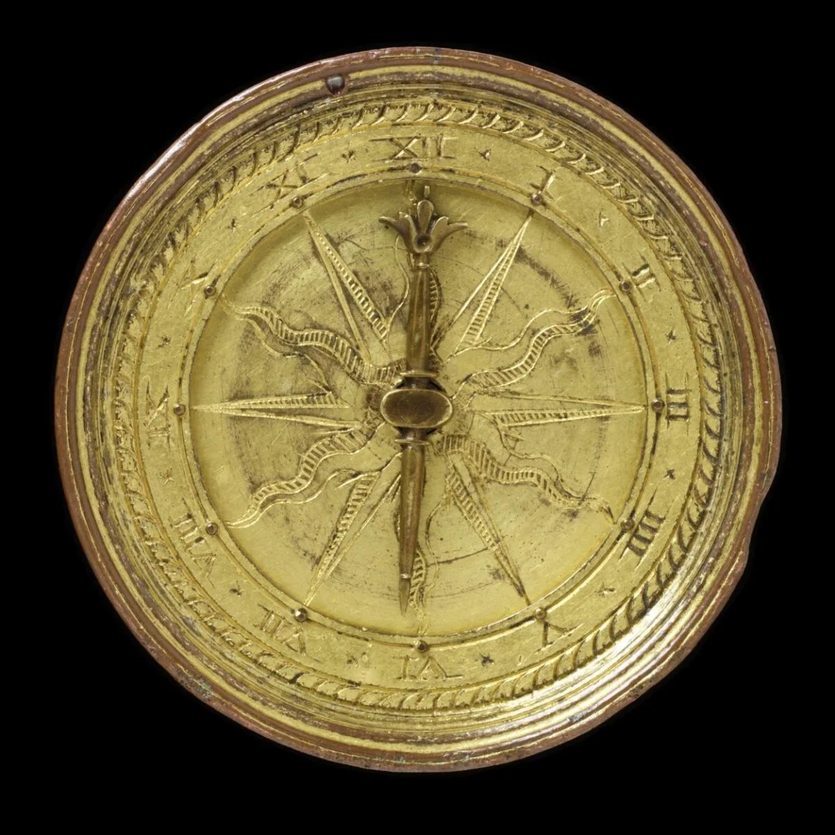 Drum clock and case — تصویر رکورد موزهٔ ویکتوریا و آلبرت