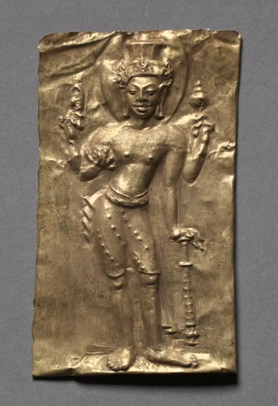 Plaque with Vishnu — تصویر رکورد موزهٔ هنر کلیولند (دسترسی آزاد)