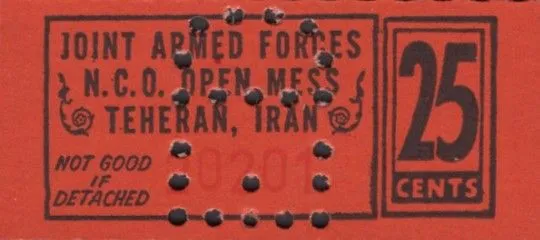 روی «25 Cents (N.C.O. Open Mess) ND (1960-1979)» — عکس رکورد Numista