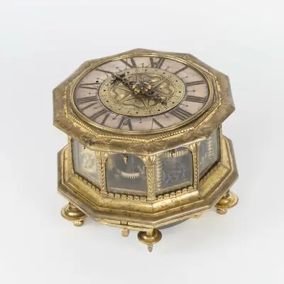 Tischuhr, Samuel Berckmann, Augsburg, um 1680 — تصویر رکورد یوروپیانا