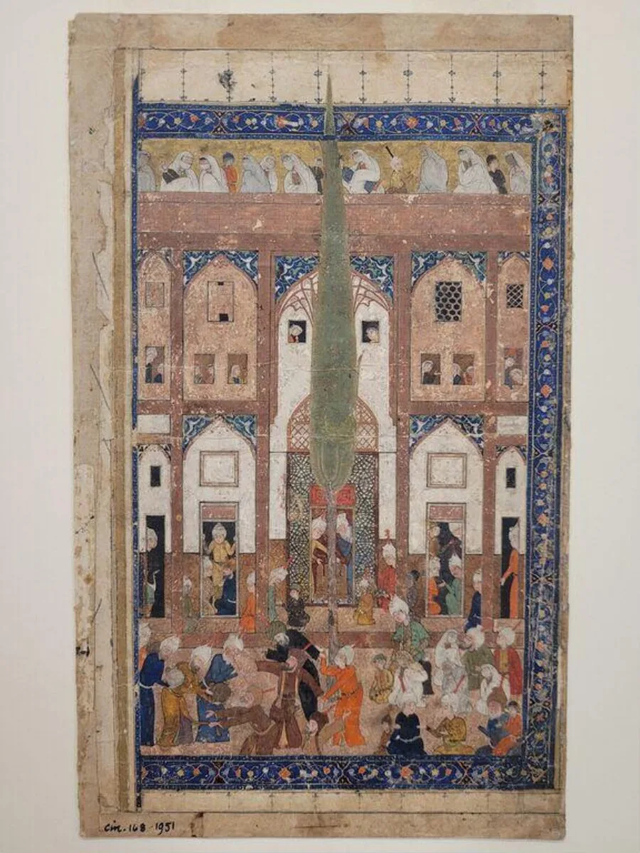 'Sa'di's tomb at Shiraz' — تصویر رکورد موزهٔ ویکتوریا و آلبرت