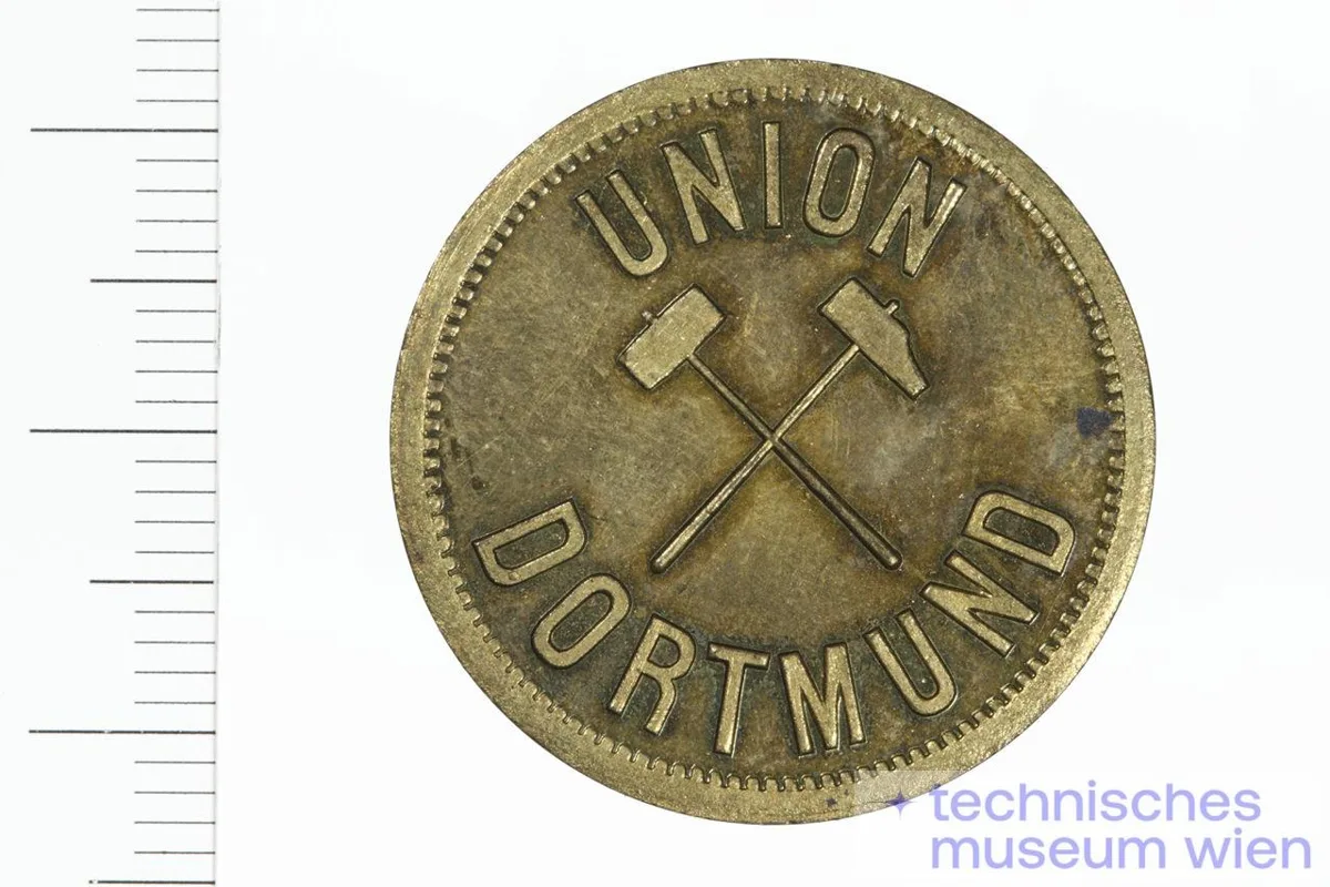 Brotmarke für 5 ½ Pfund Kasseler Brot der Dortmunder Union — تصویر رکورد یوروپیانا