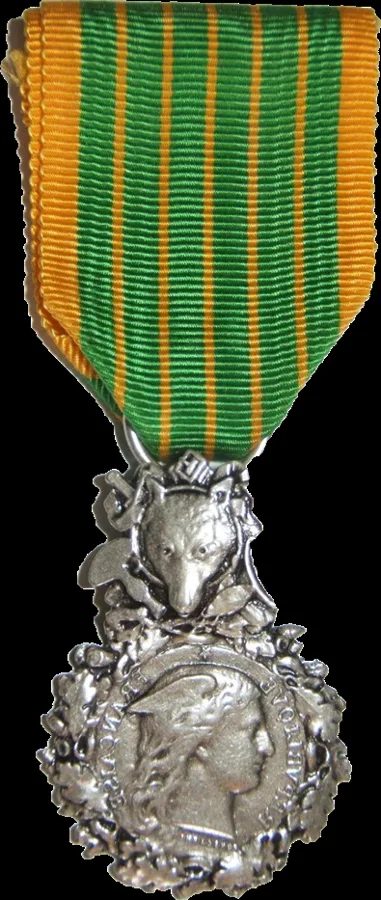 Médaille d'honneur des eaux et forêts — تصویر رکورد ویکی‌داده