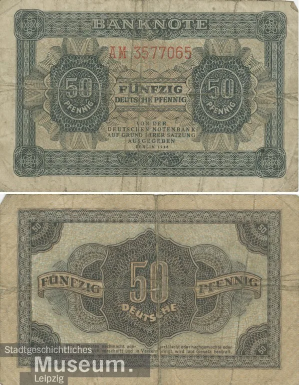 Banknote 50 Pfennig — تصویر رکورد یوروپیانا