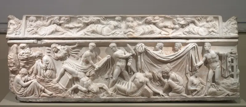 Sarcophagus — تصویر رکورد موزهٔ هنر کلیولند (دسترسی آزاد)
