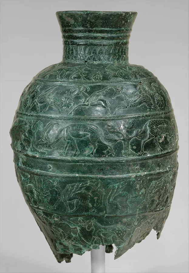 Vessel with six animal friezes — تصویر رکورد ویکی‌داده