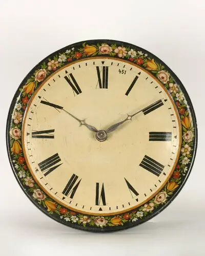 Lackschilduhr, Johann Ummenhofer, Villingen, 1877 — تصویر رکورد یوروپیانا
