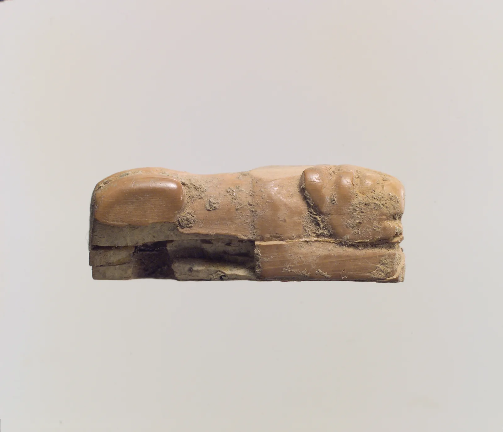 Figure of crouching lion — تصویر رکورد موزهٔ متروپولیتن (دسترسی آزاد)