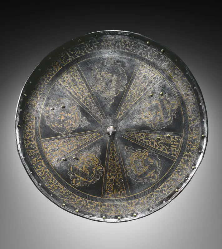 Rondache (Round Shield) — تصویر رکورد موزهٔ هنر کلیولند (دسترسی آزاد)