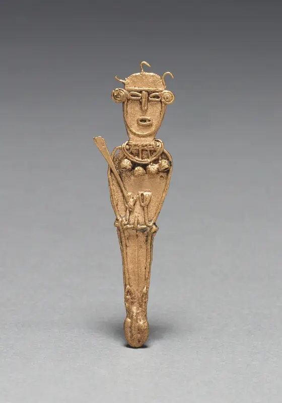 Tunjos (Votive Offering Figurine) — تصویر رکورد موزهٔ هنر کلیولند (دسترسی آزاد)