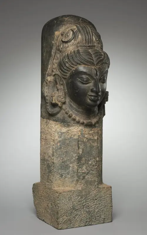 One-Faced Linga (Ekamukhalinga) — تصویر رکورد موزهٔ هنر کلیولند (دسترسی آزاد)