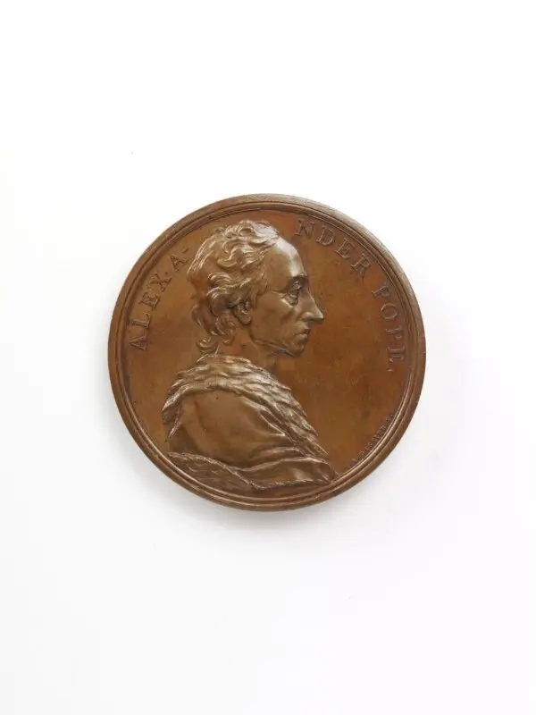 Medal: Medal of Alexander Pope (1688–1744) — تصویر رکورد موزهٔ ویکتوریا و آلبرت