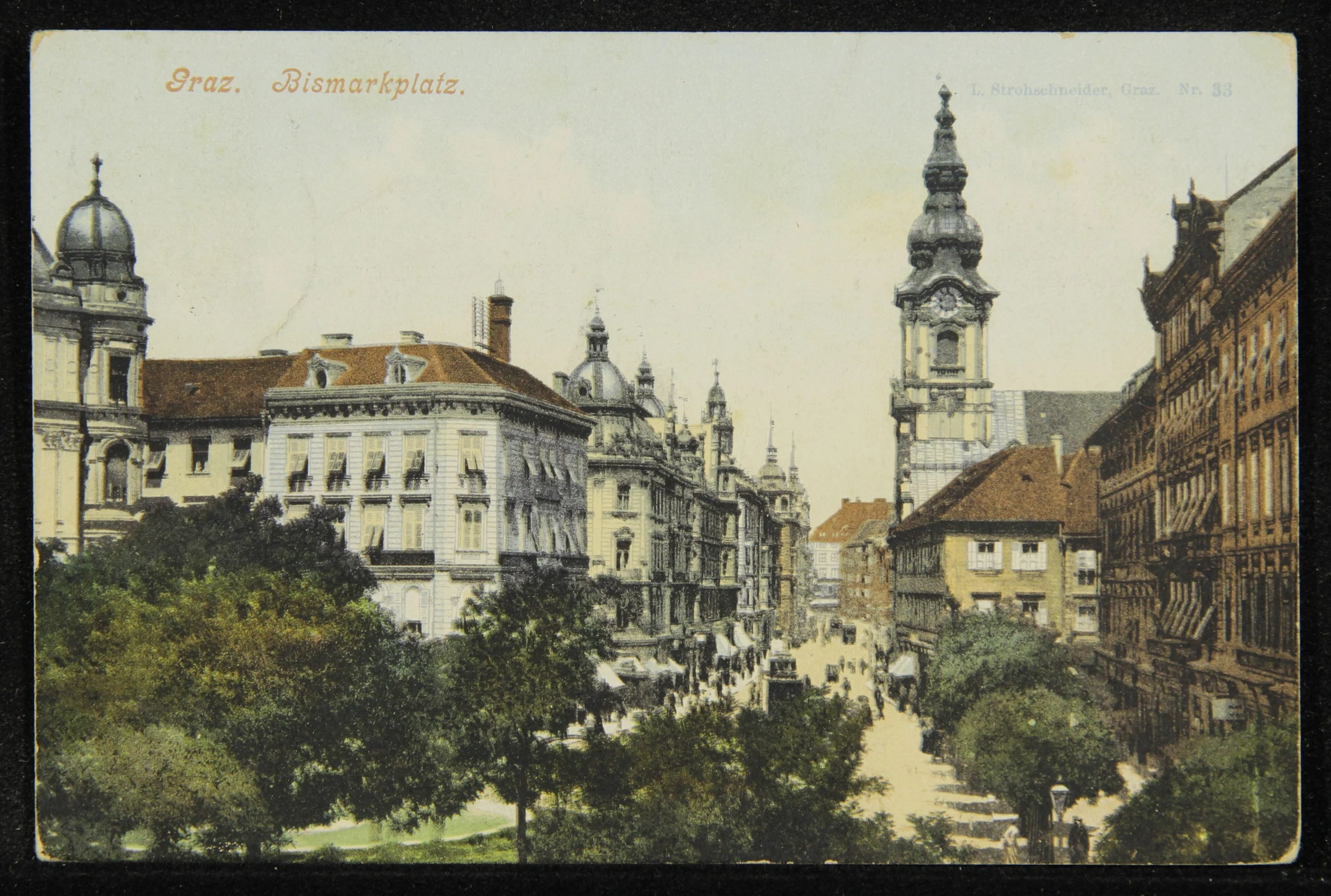 Graz. Bismarkplatz. — تصویر رکورد یوروپیانا