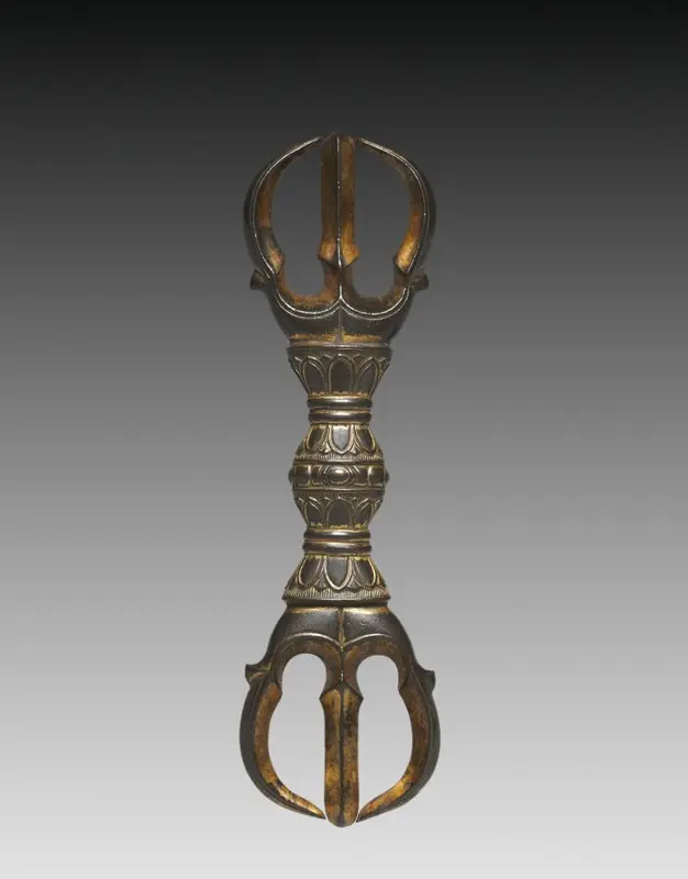 Three-pronged Vajra Pestle (Sankosho) — تصویر رکورد موزهٔ هنر کلیولند (دسترسی آزاد)