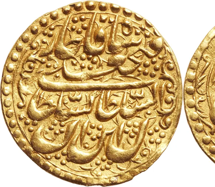 روی و پشت «۱ تومان — فتحعلی‌شاه قاجار، ۱۸۱۷–۱۸۲۴ م» — عکس رکورد کاتالوگ نومیستا
