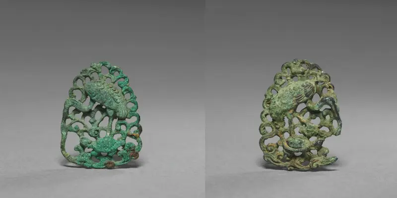 Ornaments with Heron and Turtle Design — تصویر رکورد موزهٔ هنر کلیولند (دسترسی آزاد)