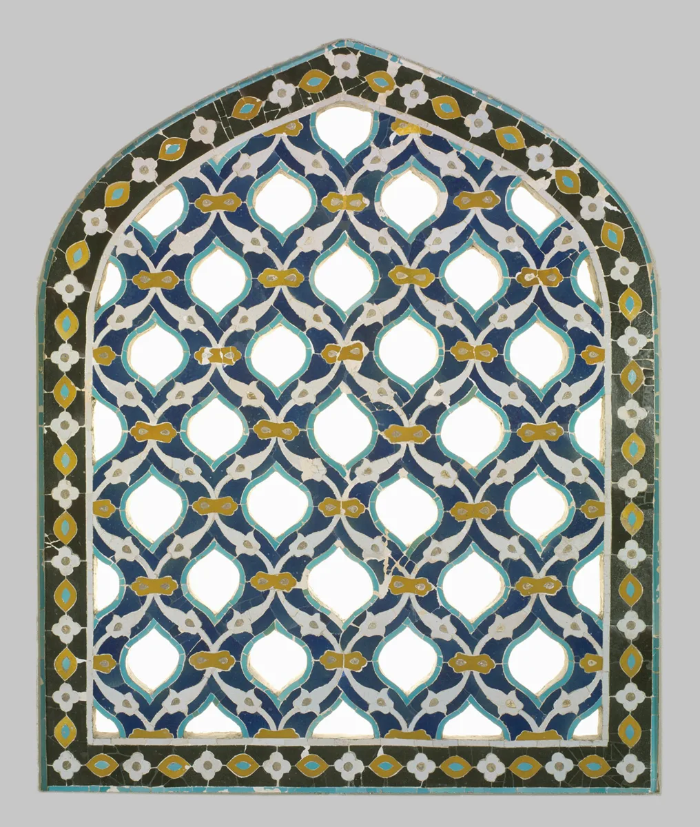 Tile Window Grille — تصویر رکورد مؤسسهٔ هنر شیکاگو (دسترسی آزاد)