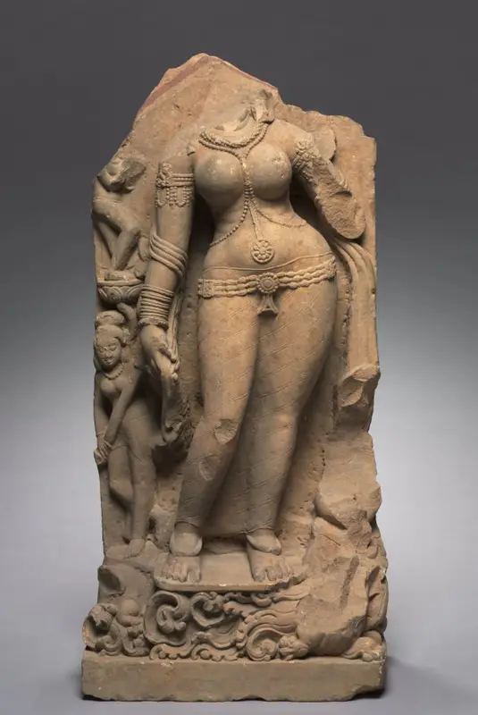 River Goddess Ganga — تصویر رکورد موزهٔ هنر کلیولند (دسترسی آزاد)