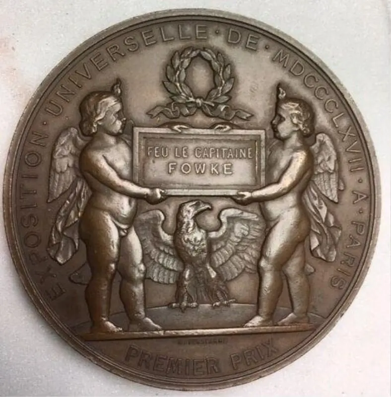 Medal: Paris Universal Exhibition of 1867 - Napoleon III — تصویر رکورد موزهٔ ویکتوریا و آلبرت