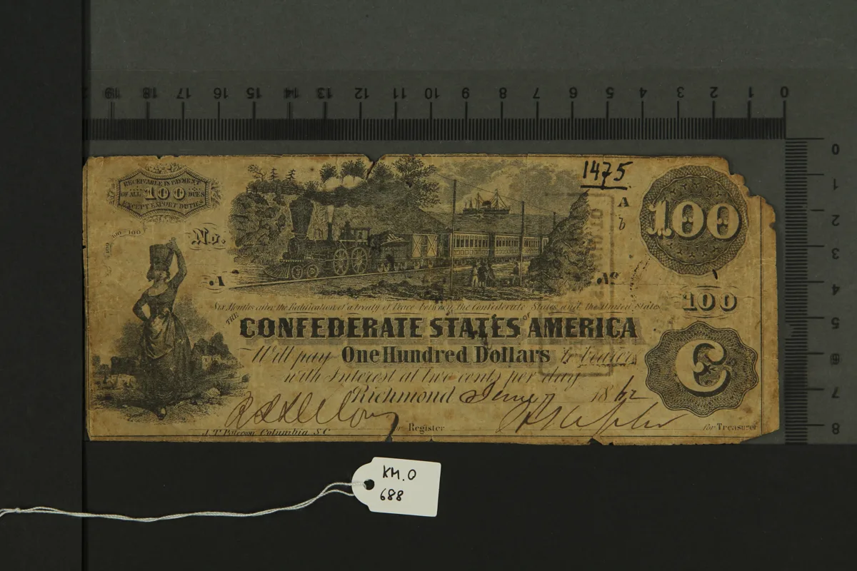 Falsifikat einer Banknote KM-O.688 — تصویر رکورد یوروپیانا