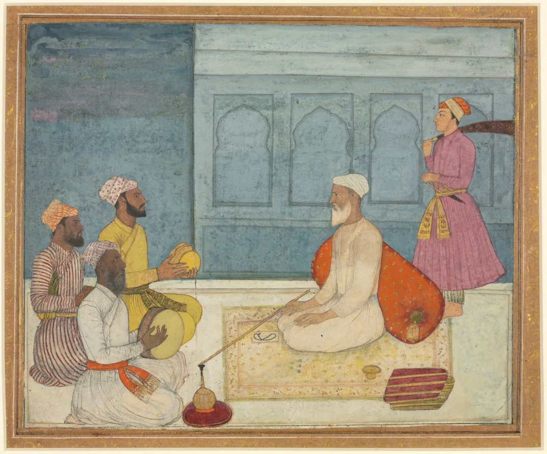 Sultan and Musicians — تصویر رکورد موزهٔ هنر کلیولند (دسترسی آزاد)