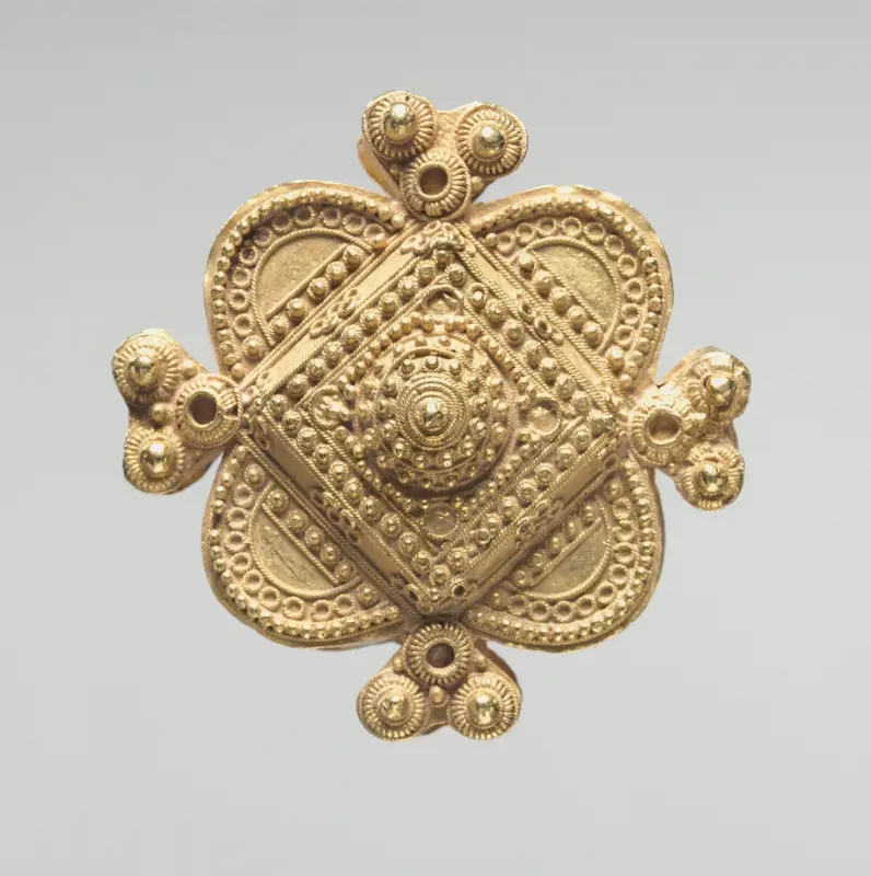 Pendant with Granulation — تصویر رکورد موزهٔ هنر کلیولند (دسترسی آزاد)